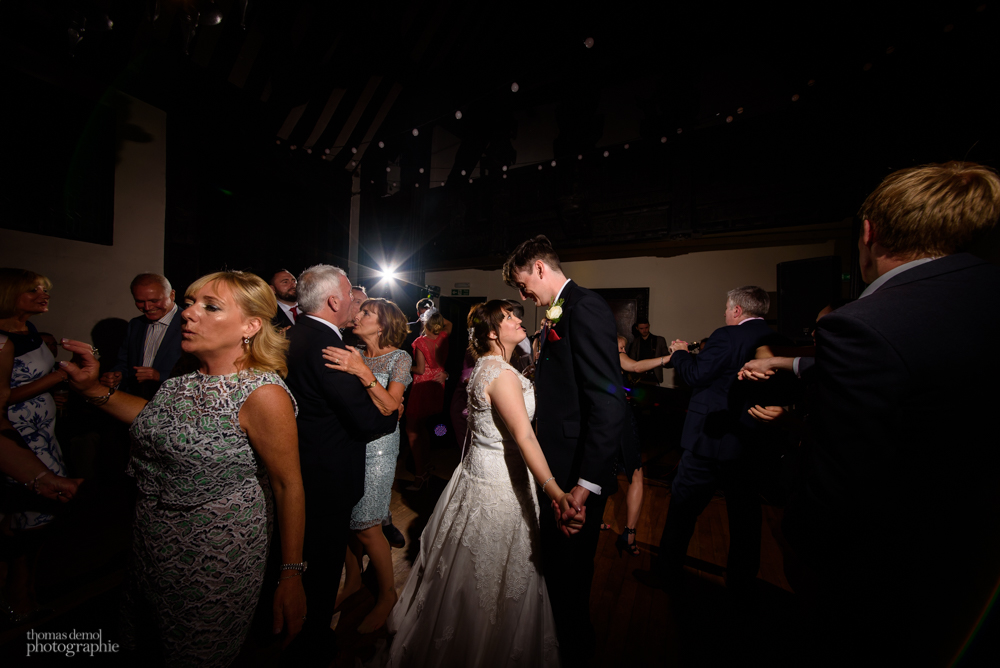 Wedding party at Samlesbury Hall