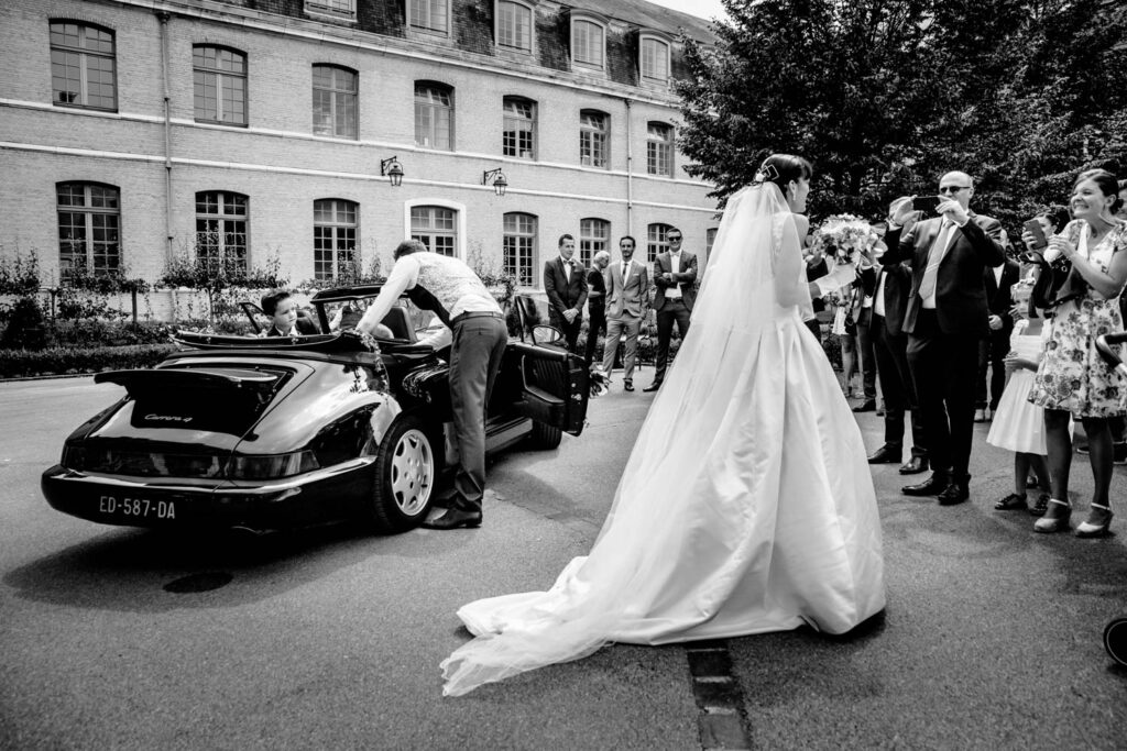 Bride at the townhall in France