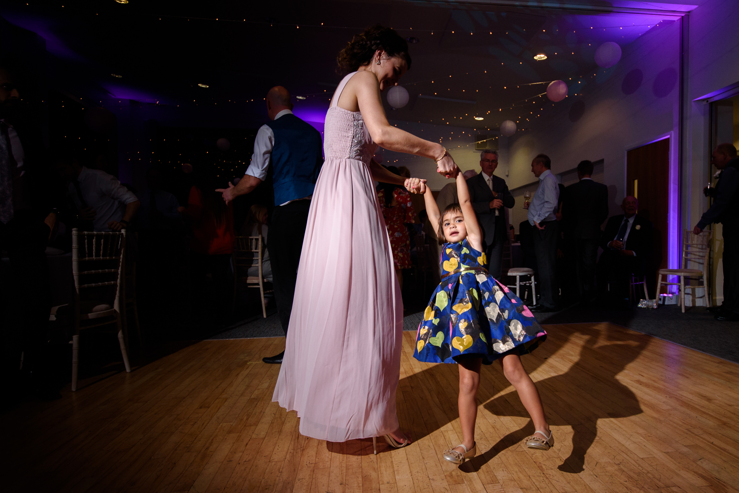 spinning toddler at The Hall at Marthall