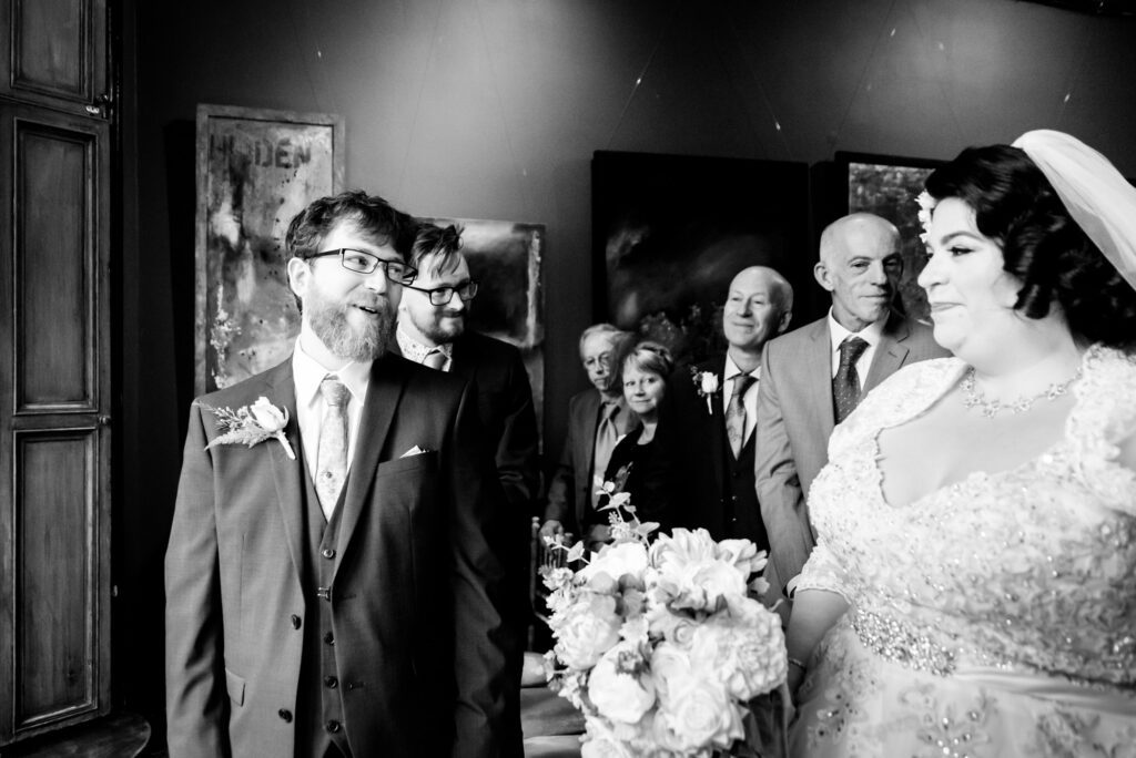 bride walking down the aisle