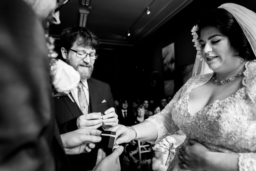 best man giving the rings