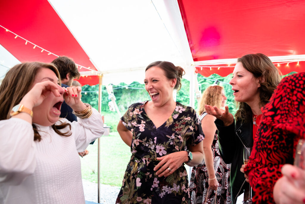 Guest having a good time at Gisburn Park Estate