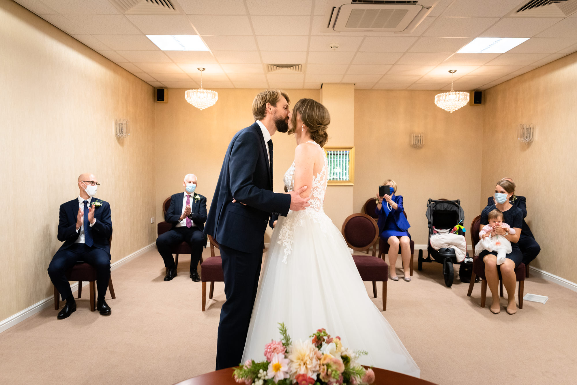 A Summer Wedding at Hanbury Wedding Barn