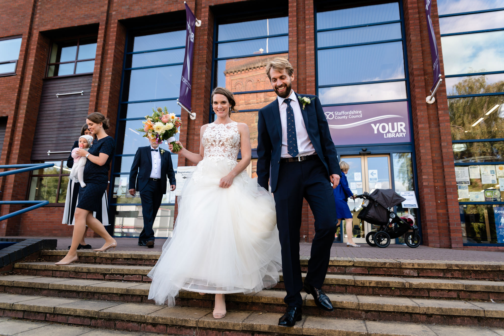 A Summer Wedding at Hanbury Wedding Barn