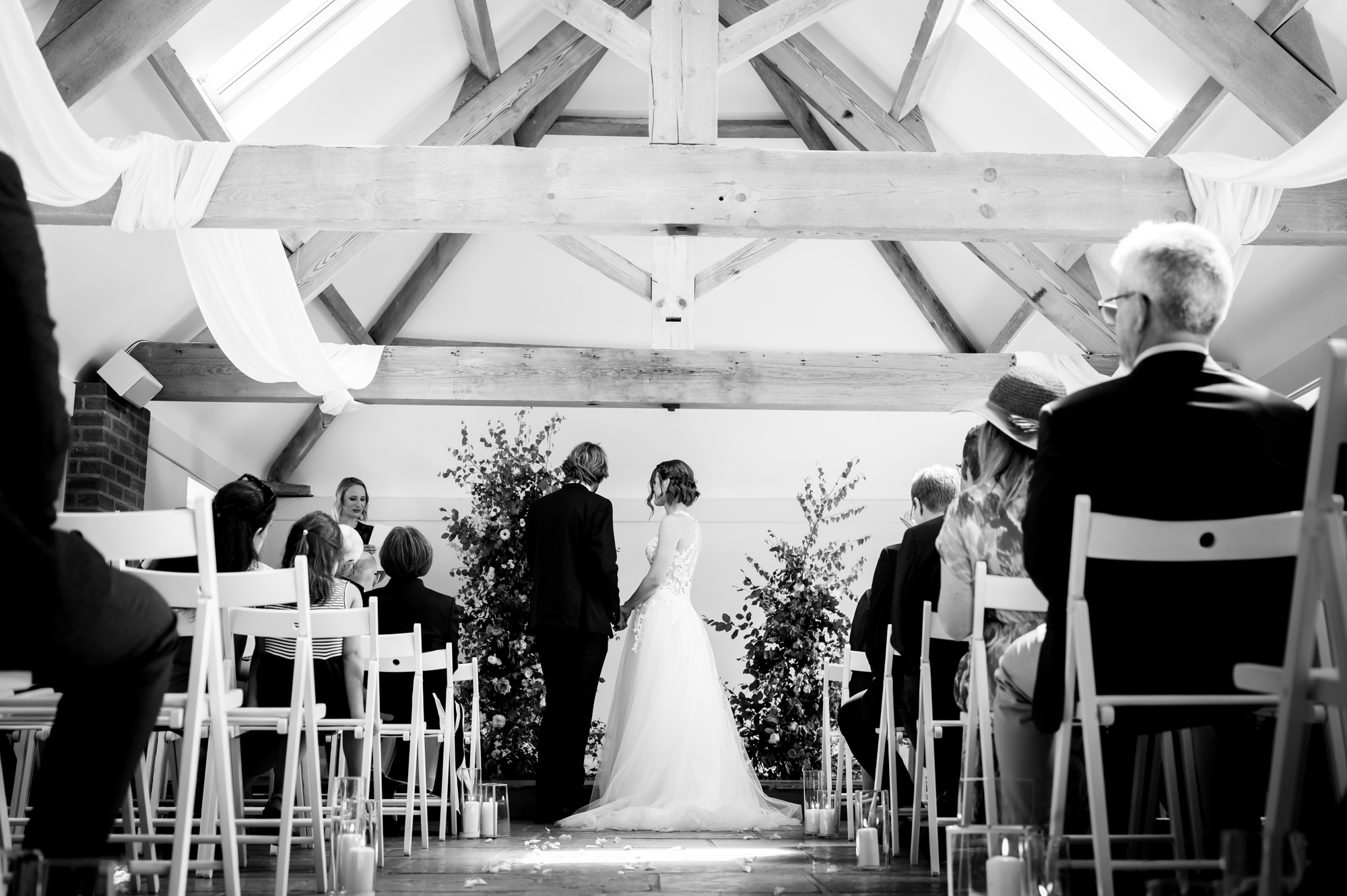 Wedding at Hanbury Wedding Barn