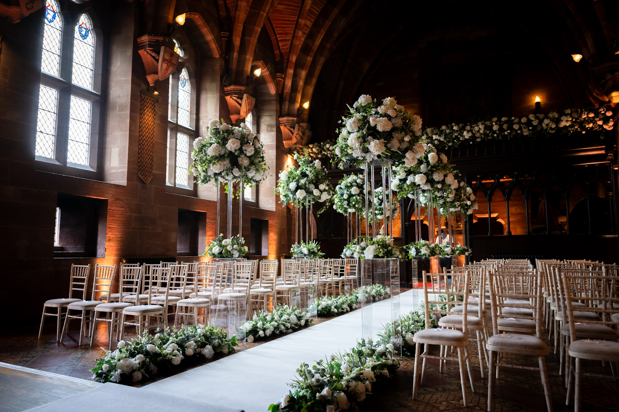 Ceremony room at Peckforton Castle