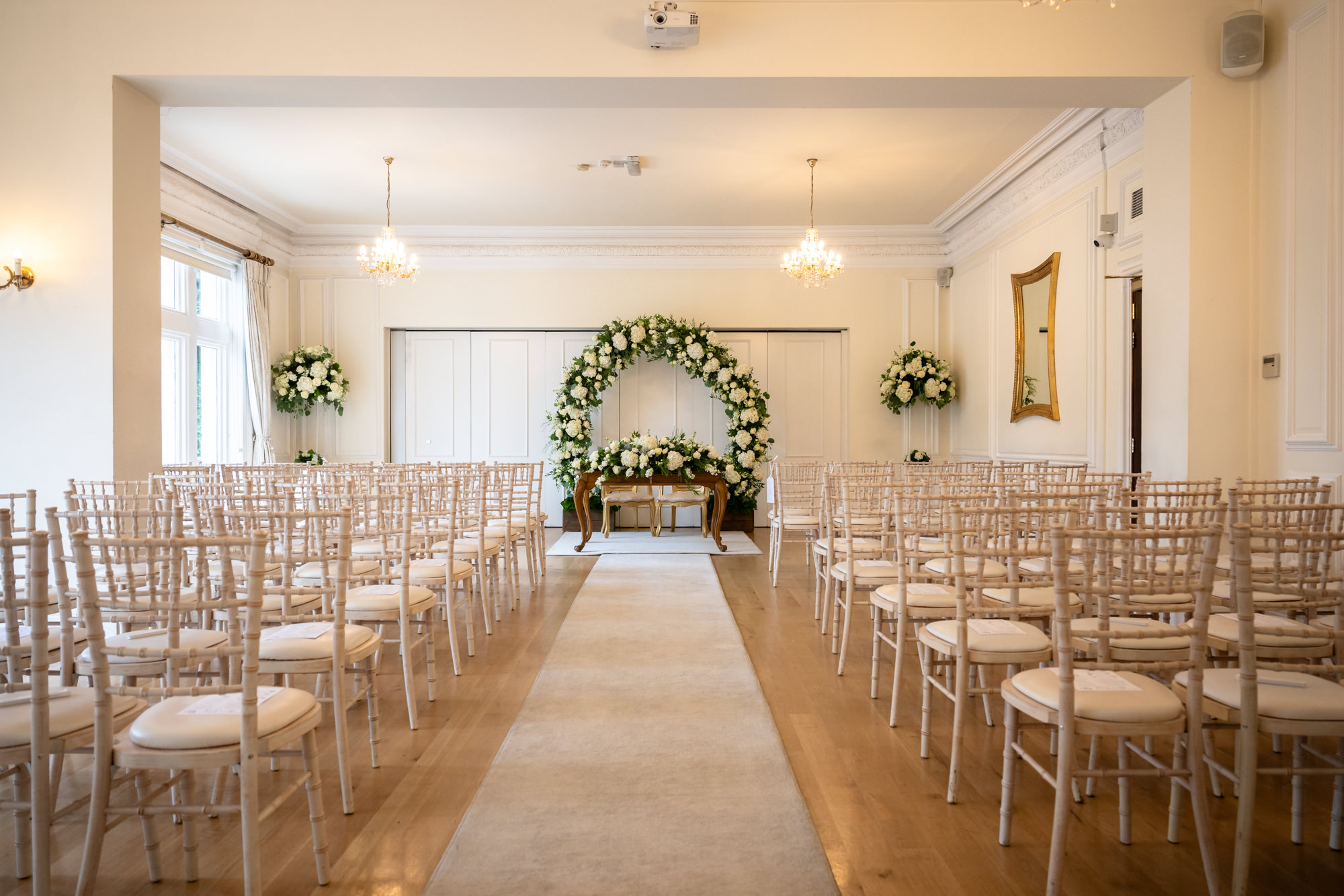 Wedding ceremony room at West Tower