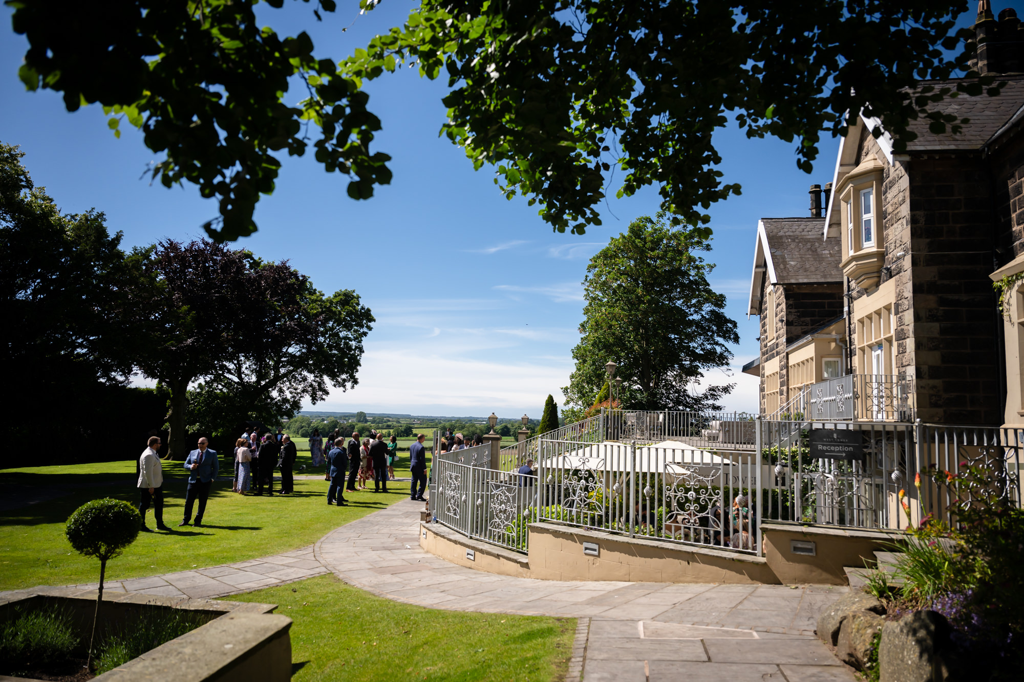 West tower gardens