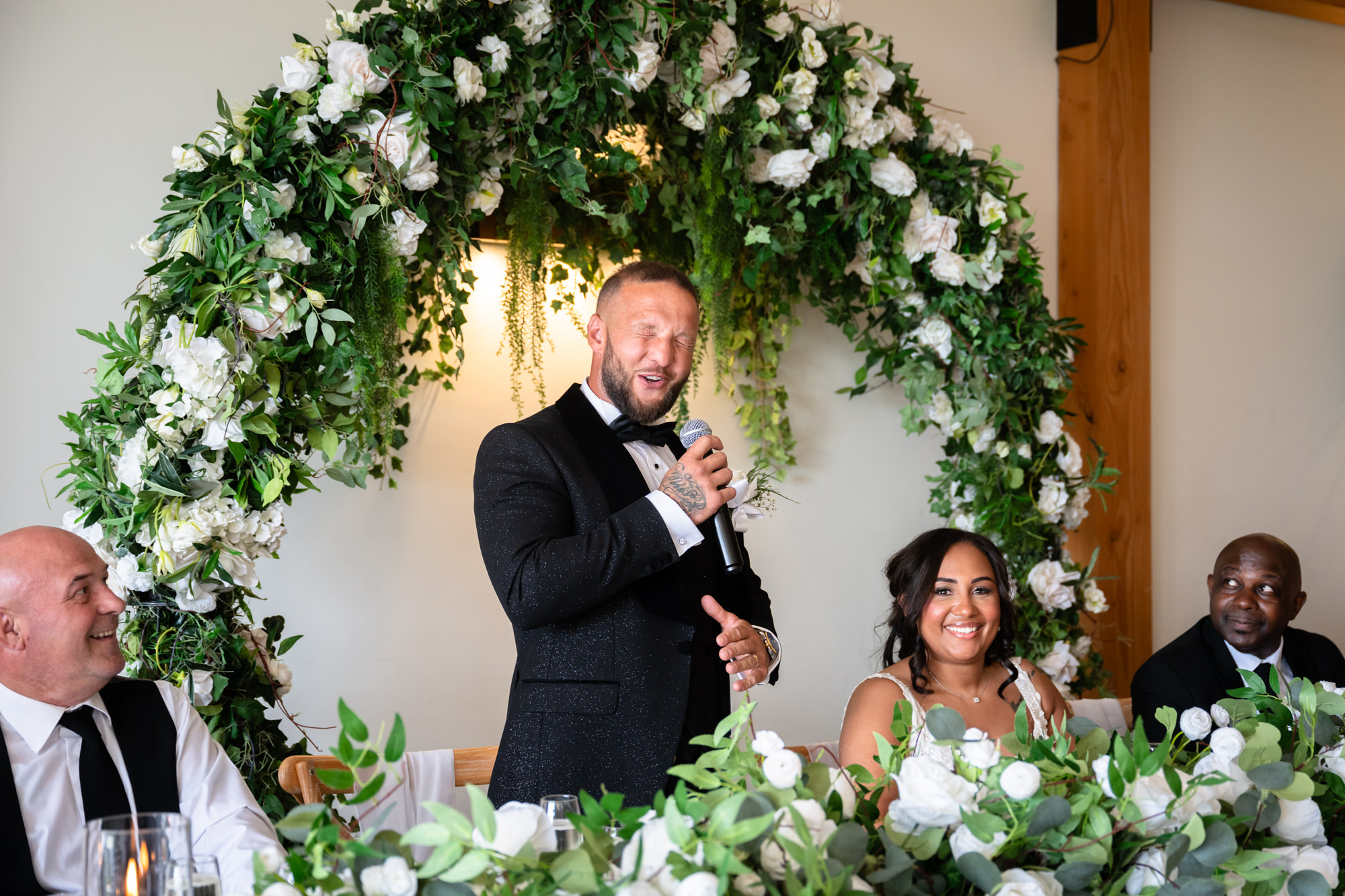 Groom's speech at Hanbury Barns