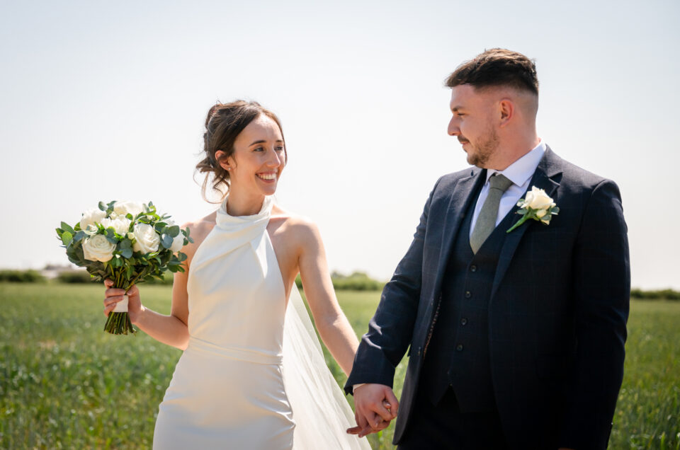 Intimate Fun Wedding at Hanbury Barns