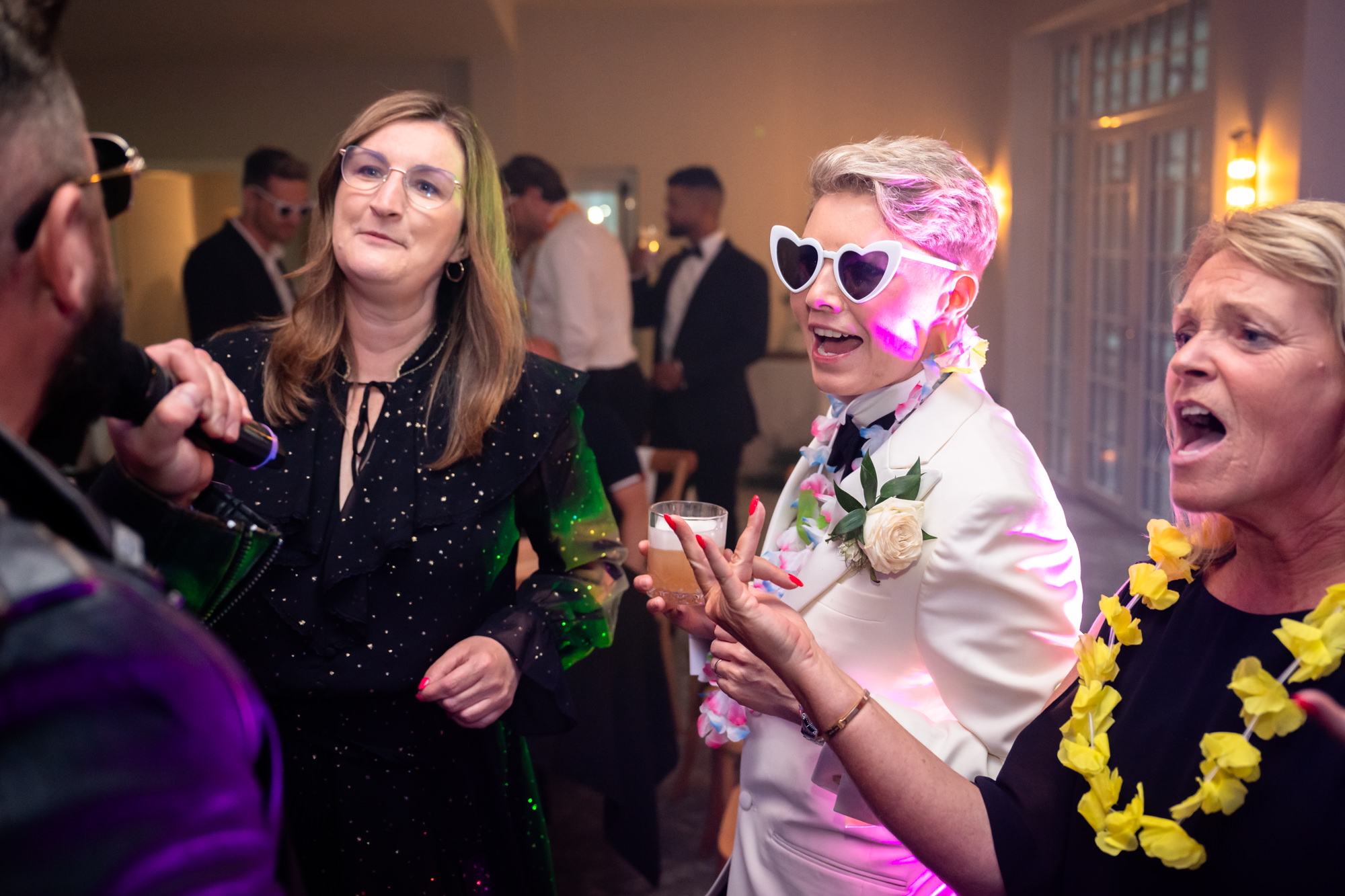 Wedding party at Springbank manor