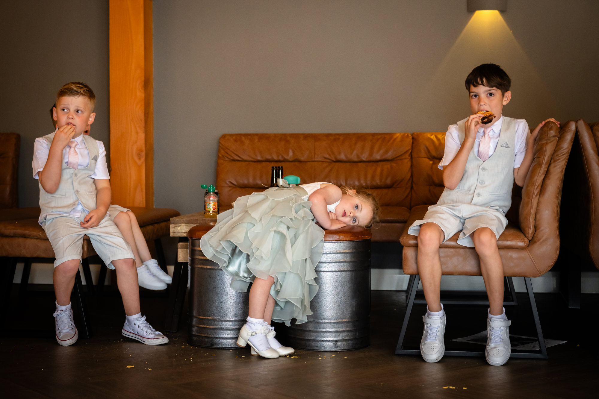 Flower girl and page boys